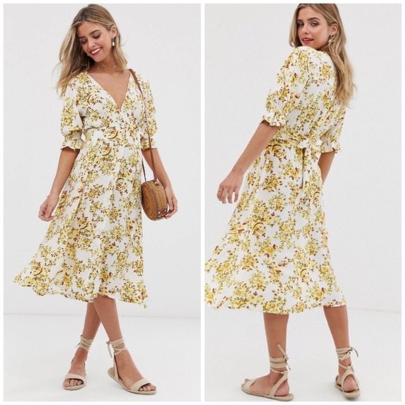 Faithfull the Brand Dresses & Skirts - NWT Faithfull The Brand Rafa Goldie Midi Dress 4